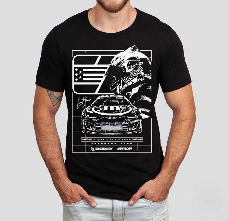 Connor Zilisch Cup Series Announcement Trackhouse Nascar Redbull Shirt