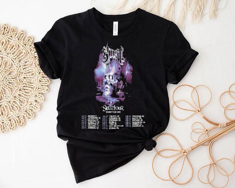 Ghost Skeletour World Tour 2026 Dates Shirt