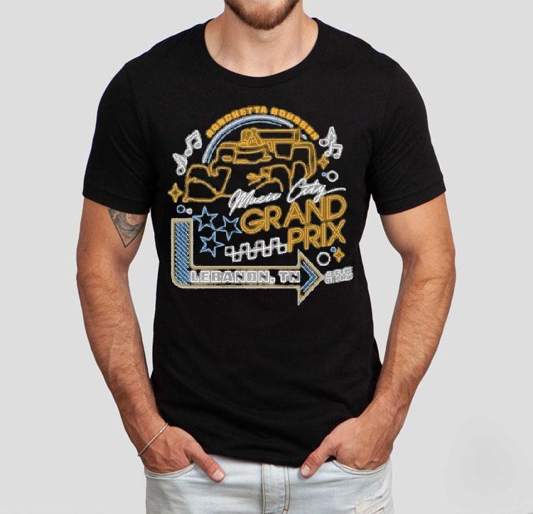 Indycar 2025 Borchetta Bourbon Music City Grand Prix Neon Lights Shirt