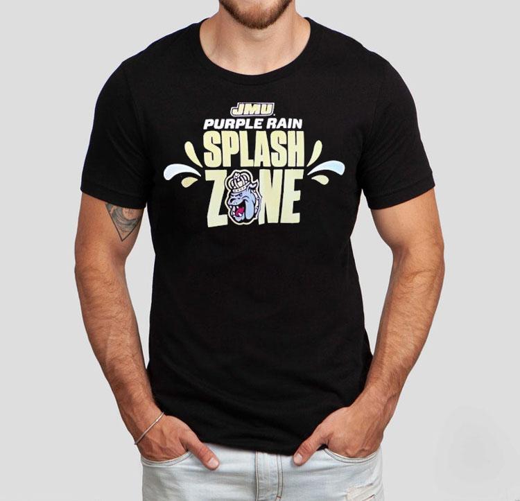 Jmu James Madison Dukes Purple Rain Splash Zone Shirt