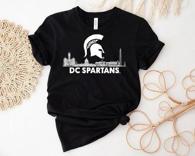 Michigan State Dc Spartans City Skyline Shirt