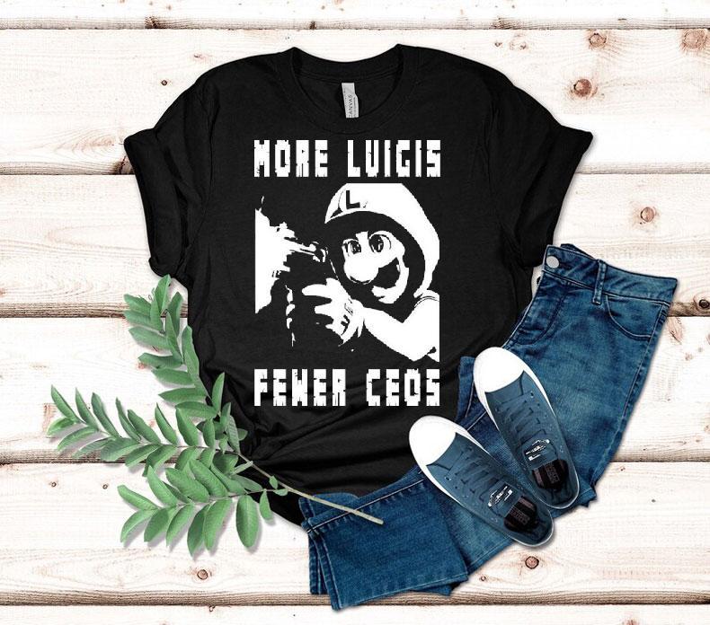 More Luigis Less Ceos Anti-fascist Luigi Mangione Shirt