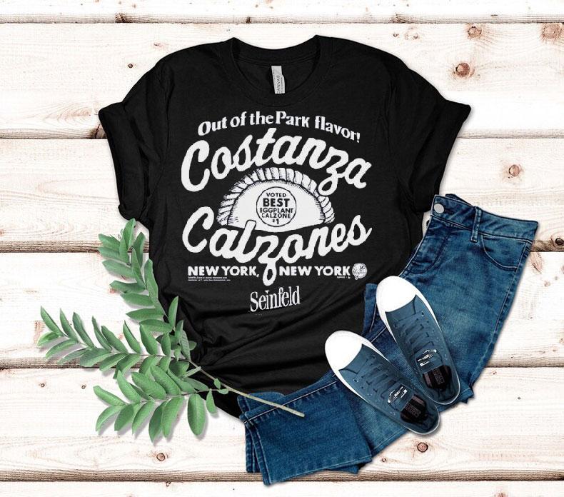 New York Yankees X Seinfeld Out Of The Park Flavor Voted Best Eggplant Calzone #1 Costanza's Calzones Shirt