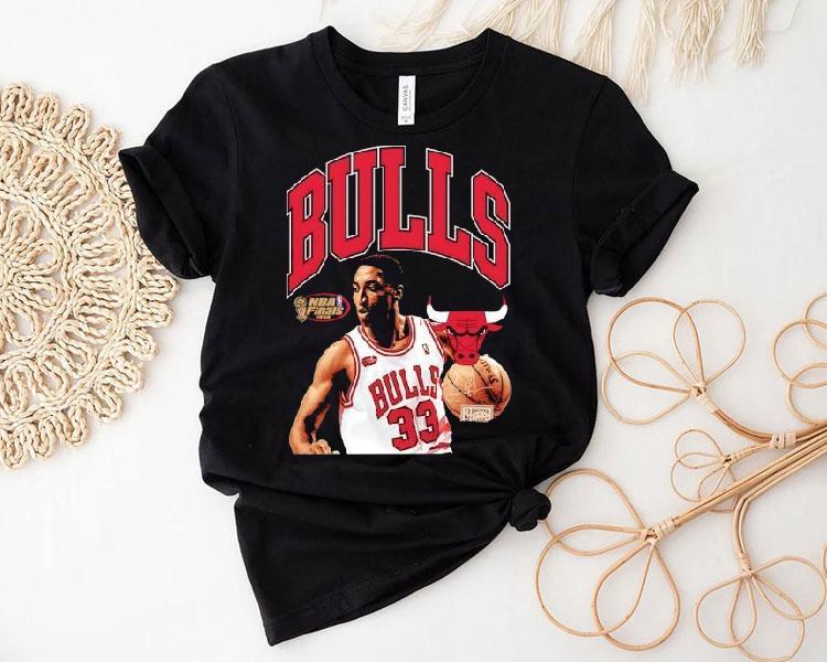Scottie Pippen Chicago Bulls Basketball Nba Finals Signature Shirt