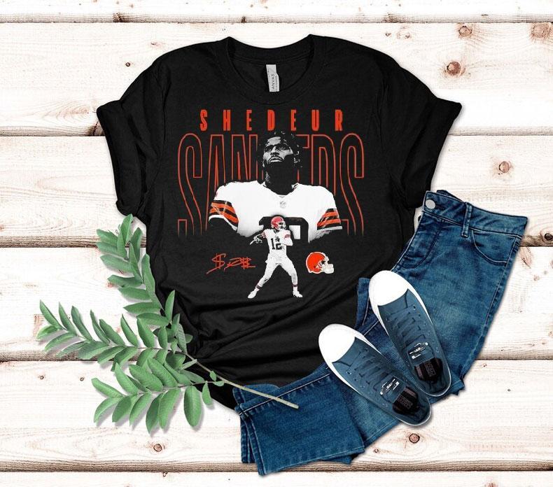 Shedeur Sanders Cleveland Browns Black Humble Shadow Player Shirt