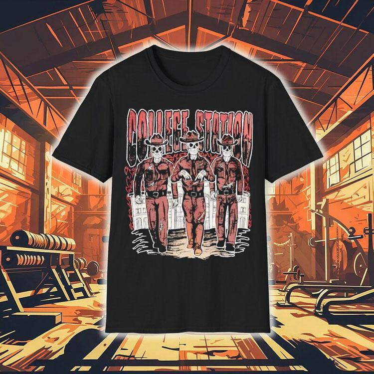 Skeletons Cowboy College Station Shirt