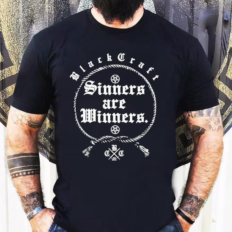 Blackcraft Cult Sinners Are Winners Shirt