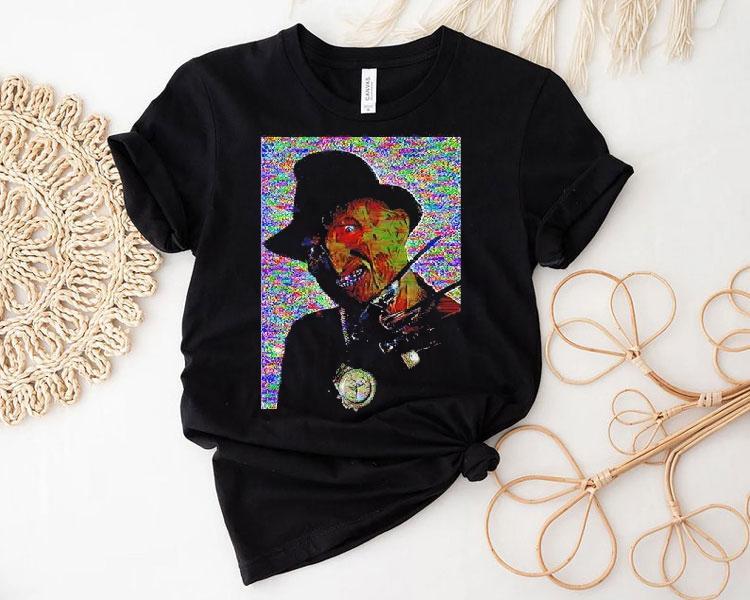 Freddy Bling Graphic Horror Halloween Shirt