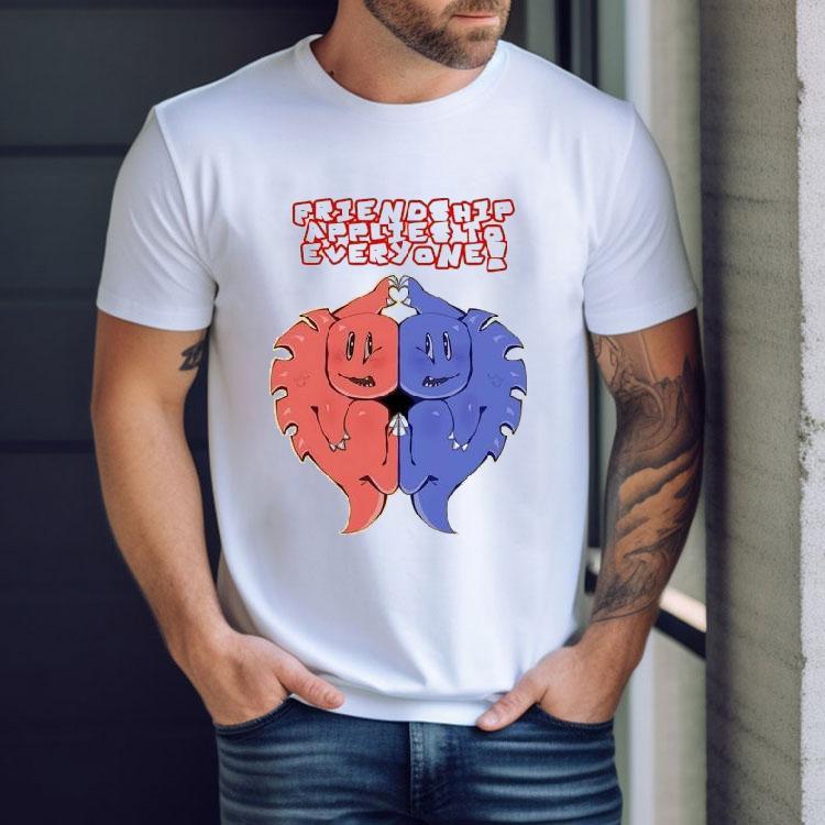 Friendship Applies To Everyone Cartoon Shirt