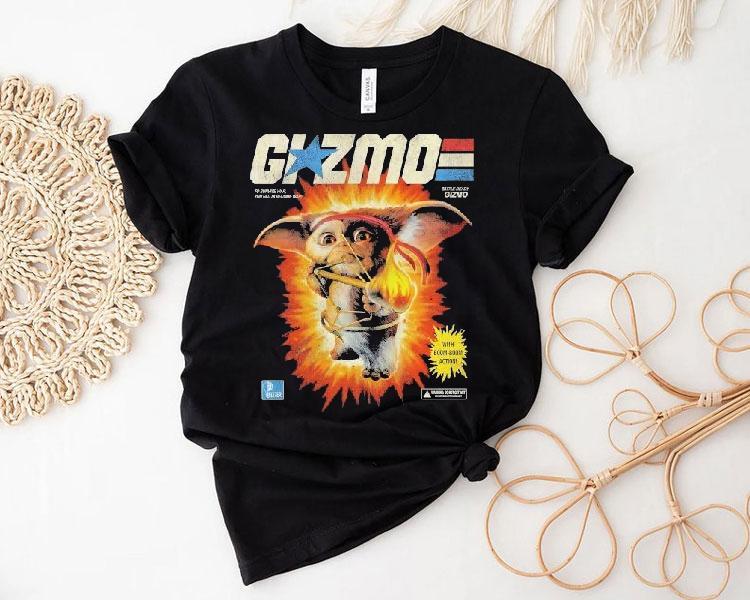 Gremlins 2 G.i. Zmo To Survive War You Gotta Become War Battle Ready Gizmo With Boom Boom Action Shirt
