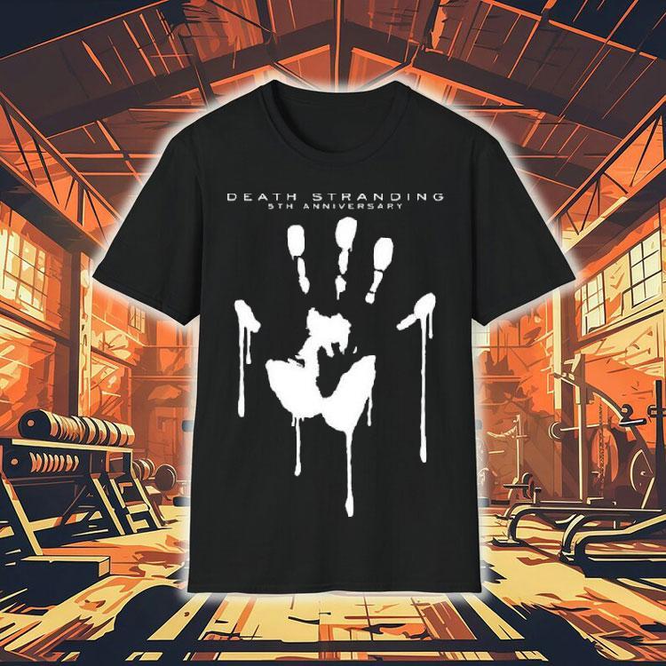 Hideo Kojima Death Stranding 5th Anniversary Hand Shirt