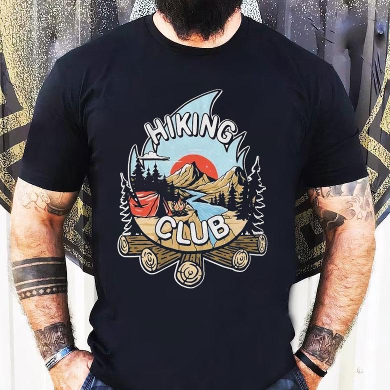 Hike Camp Climb Hiking Club Camping Shirt
