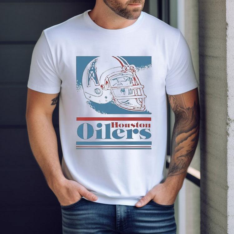 Houston Oilers Football Helmet Shirt