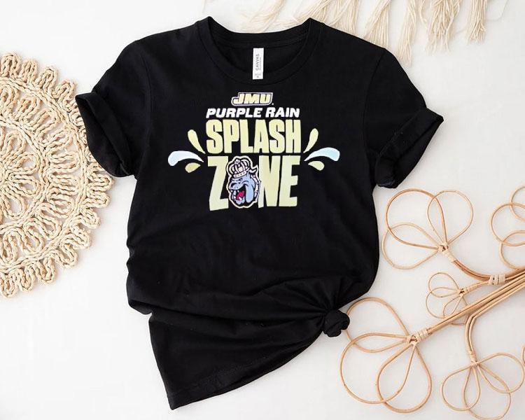 Jmu James Madison Dukes Purple Rain Splash Zone Shirt