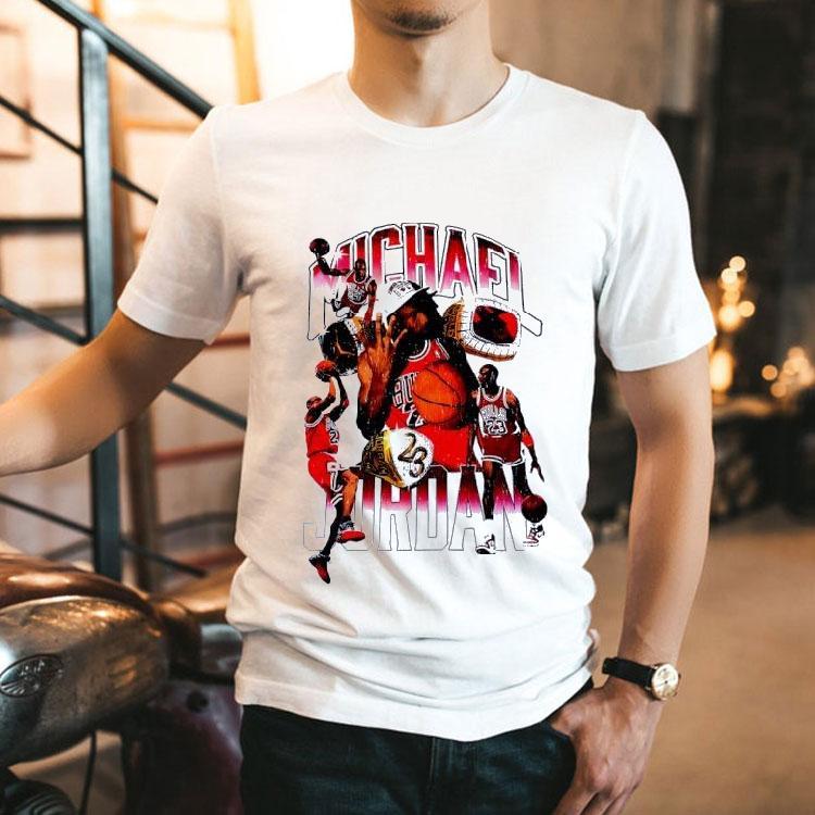 Michael Jordan 23 Ring Chicago Bulls Basketball Shirt