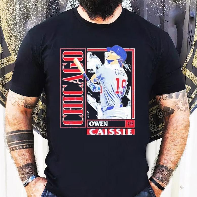 Owen Caissie Chicago Cubs Card Shirt