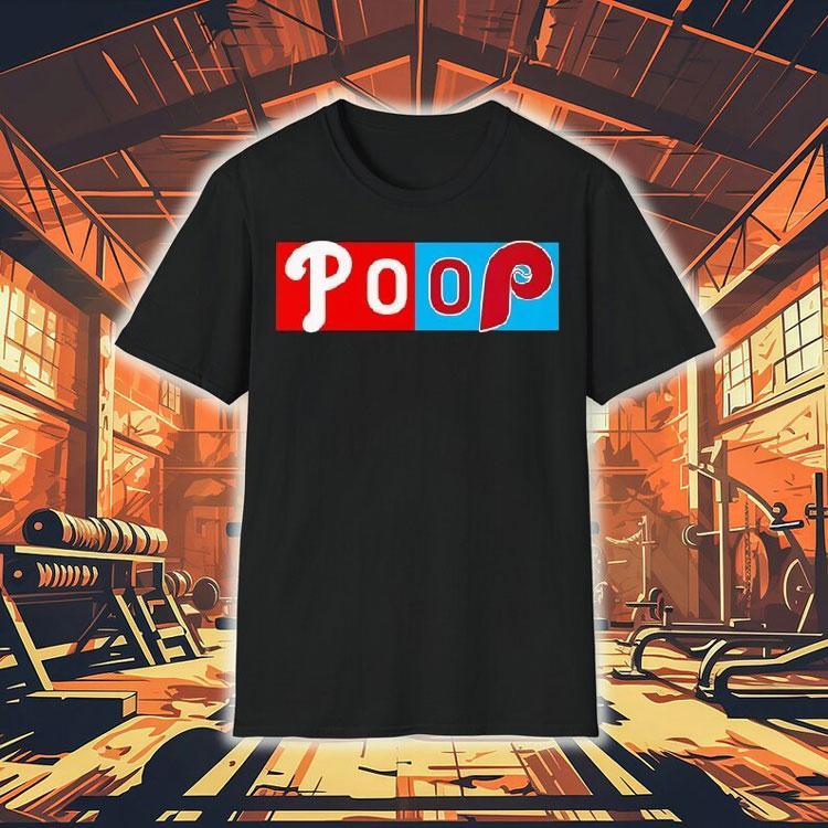 Poop Philadelphia Phillies Logo Shirt