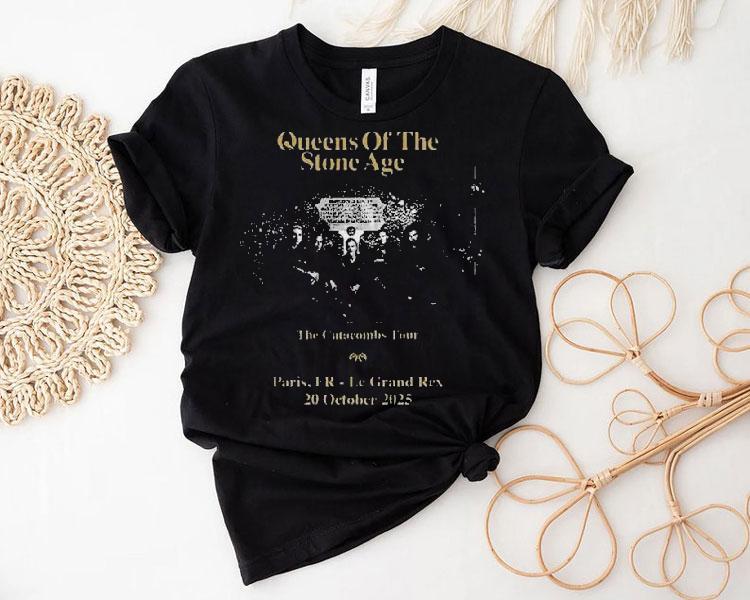 Queens Of The Stone Age The Catacombs Tour At Le Grand Rex In Paris Fr On October 20 2025 Shirt
