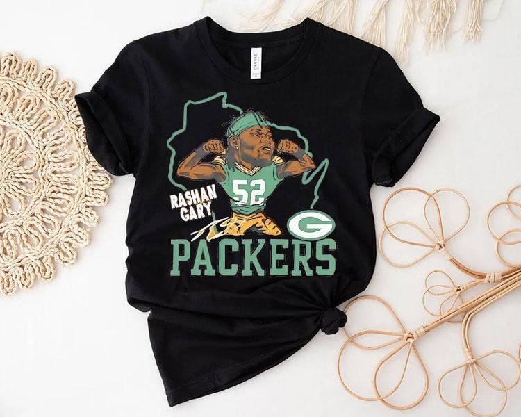 Rashan Gary Green Bay Packers Football Signature Shirt