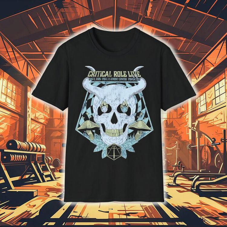 Skull Critical Role Live 2025 Vintage Shirt