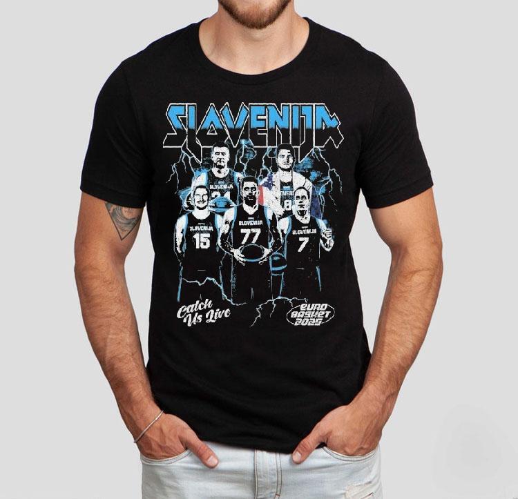 Slovenia Catch Us Live Euro Basket 2025 Shirt
