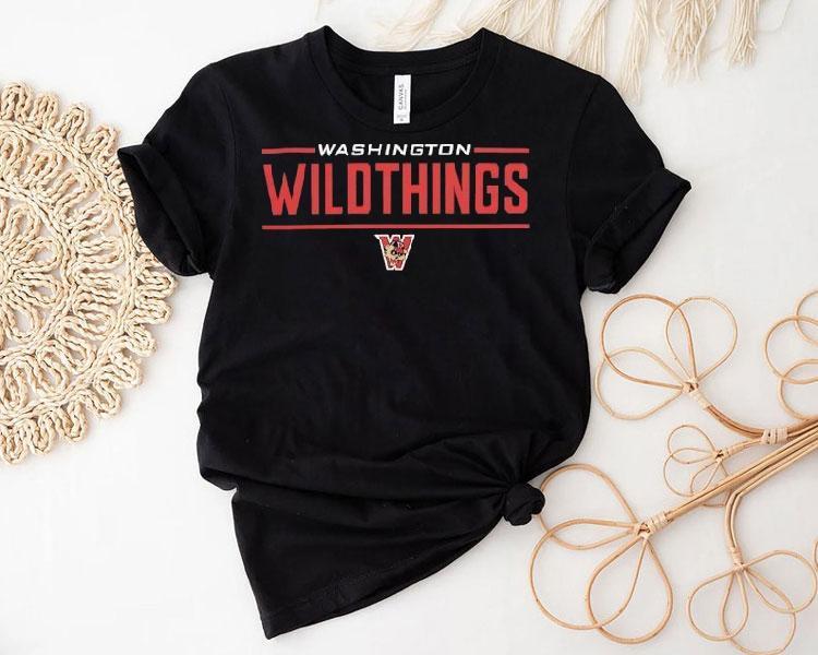 Washington Wild Thing Logo Baseball Shirt