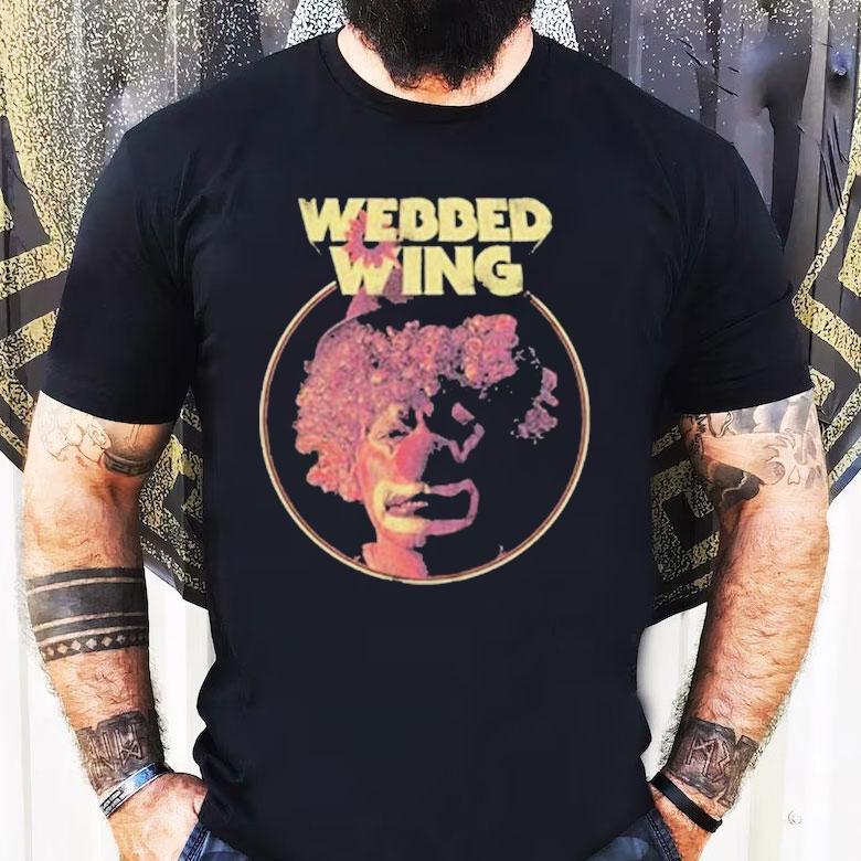 Webbed Wing Crying Clown Head Shirt