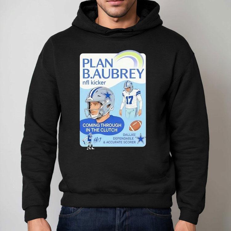 Brandon Aubrey Dallas Cowboys Nfl Kicker Coming Through In The Clutch Shirt