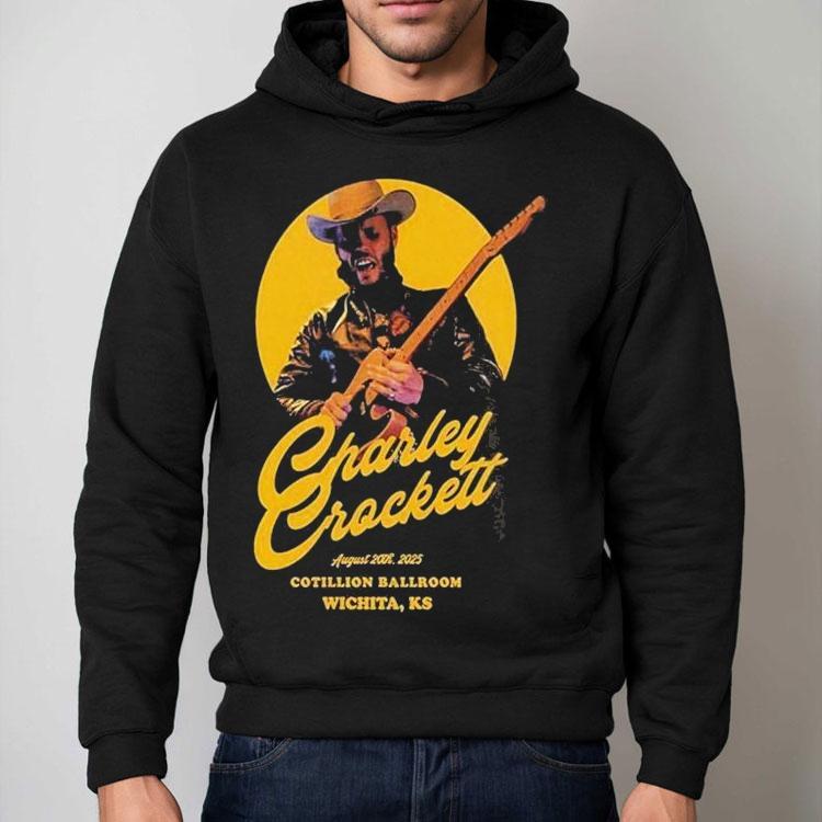 Charley Crockett Tour 2025 At The Cotillion Ballroom In Wichita Ks On August 20 Western Shirt