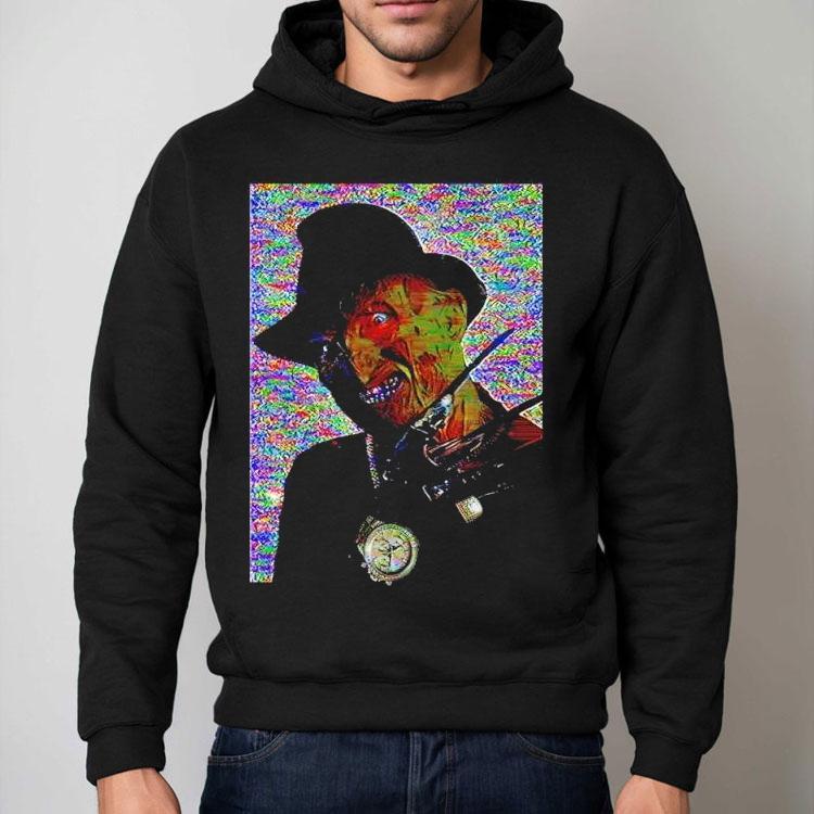 Freddy Bling Graphic Horror Halloween Shirt