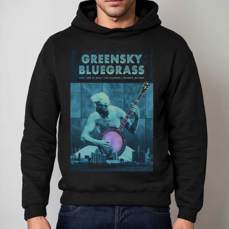 Greensky Bluegrass The Fillmore In Detroit Mi Aug 21 2025 Shirt
