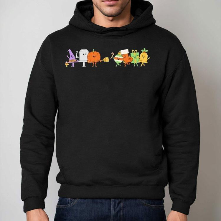 Halloween Holding Off Christmas As Long As It Can Shirt