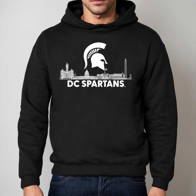 Michigan State Dc Spartans City Skyline Shirt