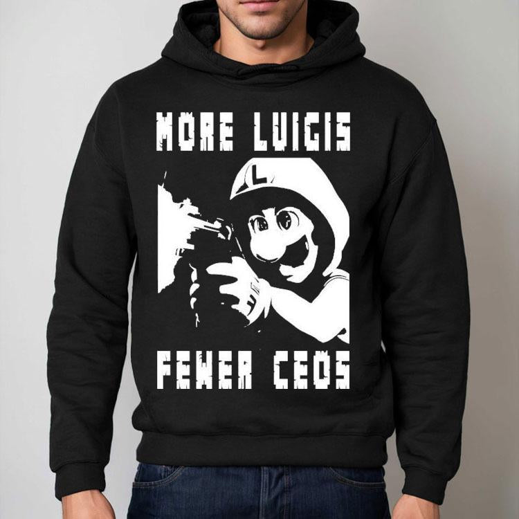 More Luigis Less Ceos Anti-fascist Luigi Mangione Shirt