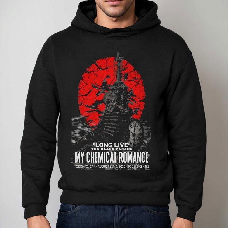 My Chemical Romance Long Live The Black Parade Toronto, On 08-22-2025 Skeleton Shirt
