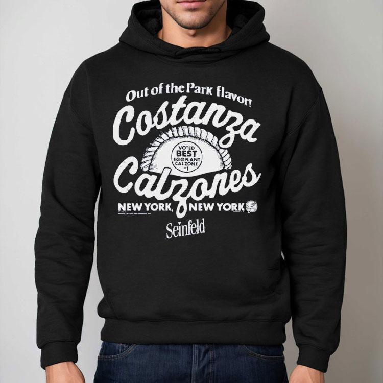 New York Yankees X Seinfeld Out Of The Park Flavor Voted Best Eggplant Calzone #1 Costanza's Calzones Shirt