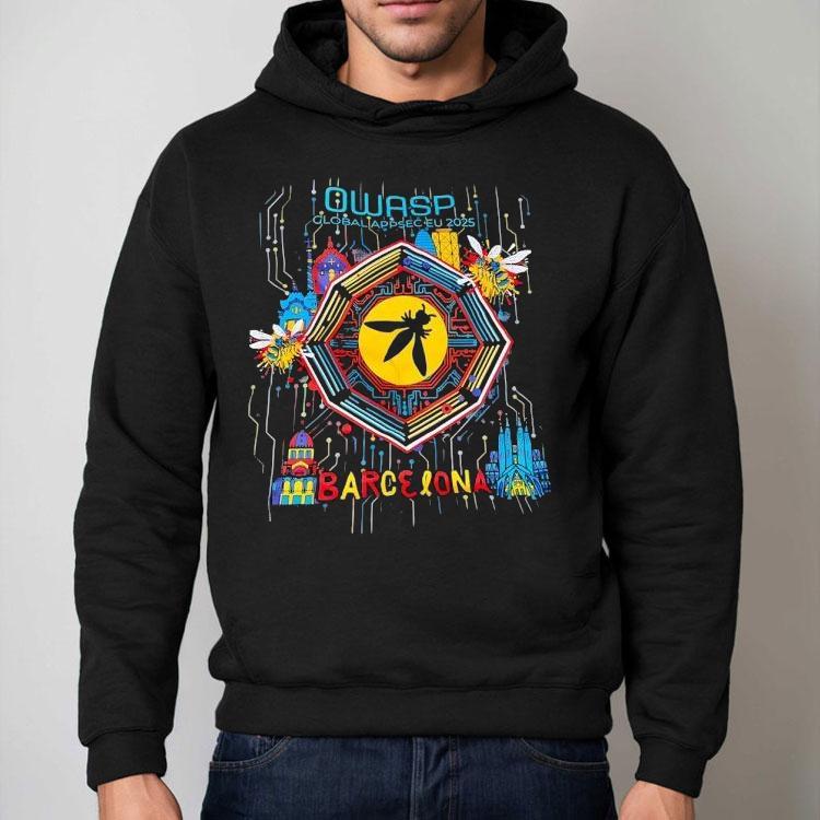 Owasp Global Appsec Eu 2025 Barcelona Fc Cartoon Shirt