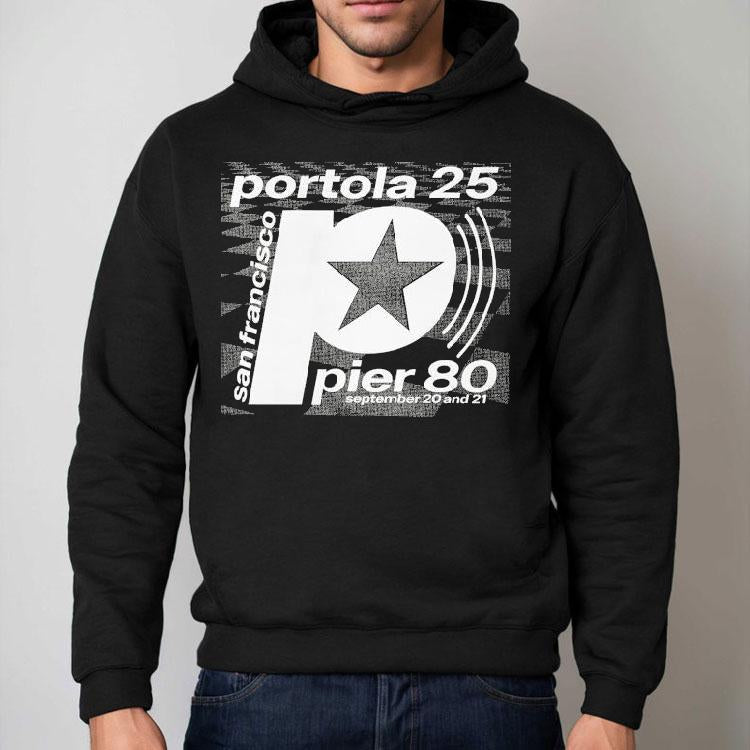 Portola Pier 80 San Francisco Star September 20 And 21 2025 Shirt