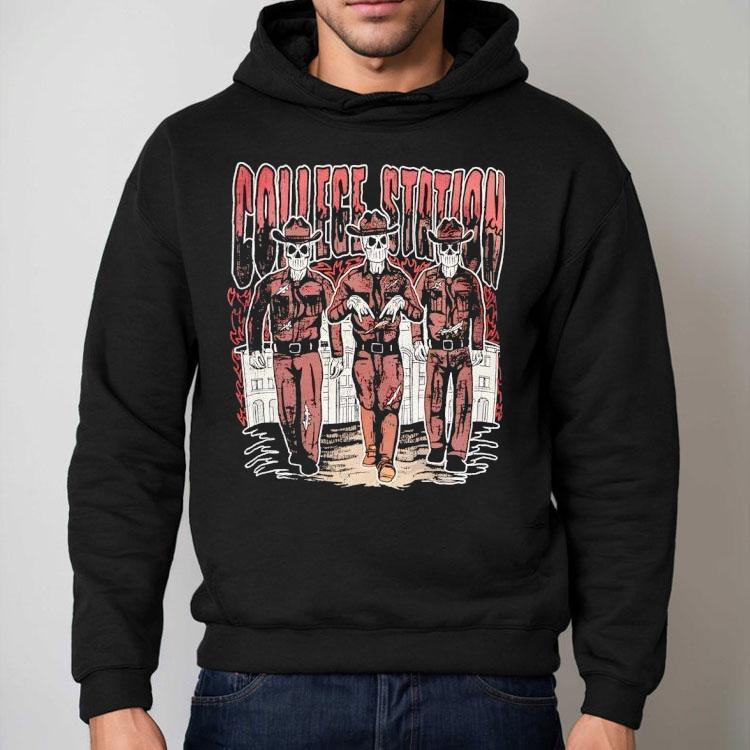 Skeletons Cowboy College Station Shirt