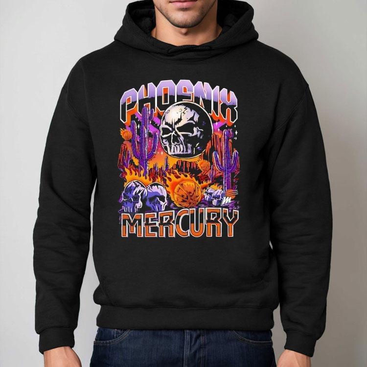 Skull Phoenix Mercury Basketball Horror Shirt