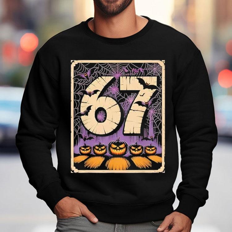 67 Meme Six Seven Funny Halloween Shirt