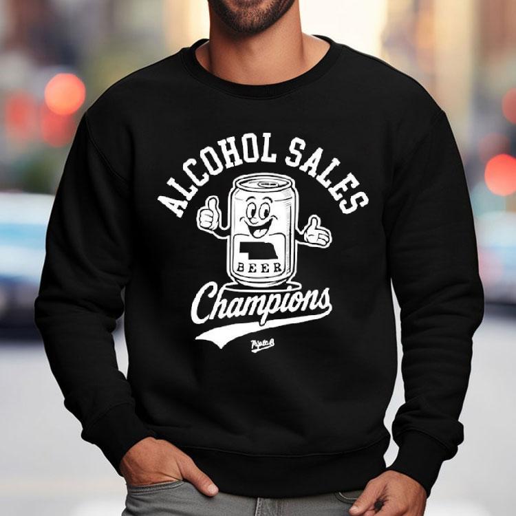 Alcohol Sales Beer Champions Logo Shirt