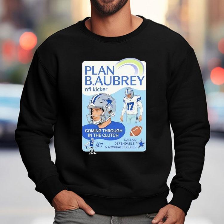 Brandon Aubrey Dallas Cowboys Nfl Kicker Coming Through In The Clutch Shirt