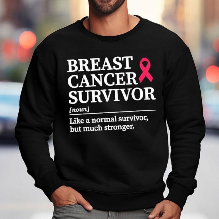 Breast Cancer Survivor Definition Pink Ribbon Shirt