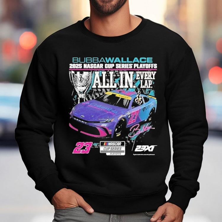 Bubba Wallace 23xi Racing 2025 Nascar Cup Series Playoffs Columbia Shirt
