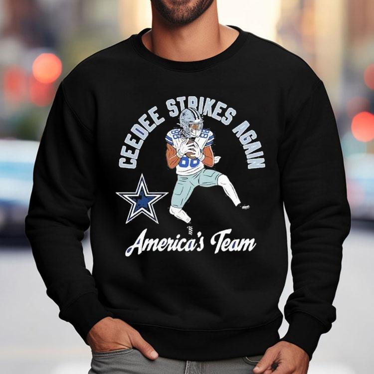 Ceedee Lamb Dallas Cowboys Ceedee Strikes Again America's Team Shirt