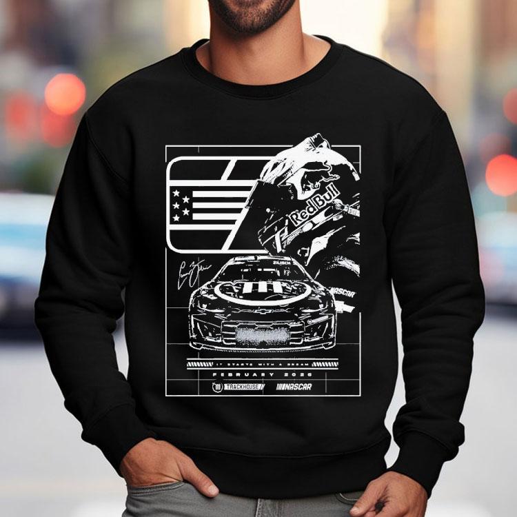 Connor Zilisch Cup Series Announcement Trackhouse Nascar Redbull Shirt