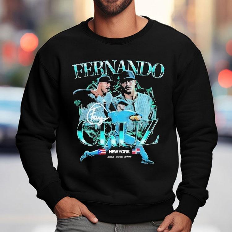 Fernando Cruz New York Yankees Player Collage Shirt