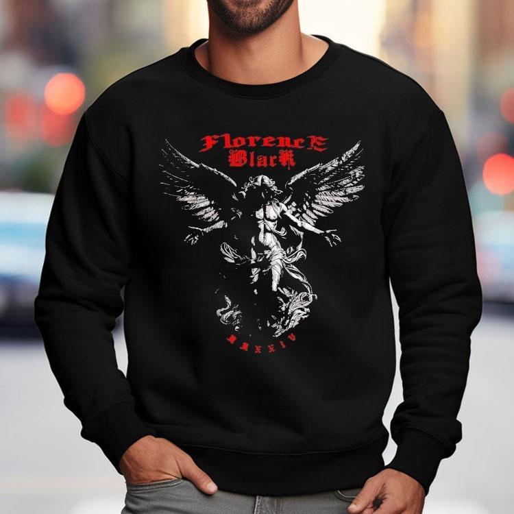 Florence Black Angel Shirt