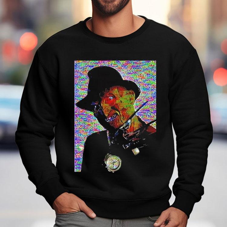 Freddy Bling Graphic Horror Halloween Shirt